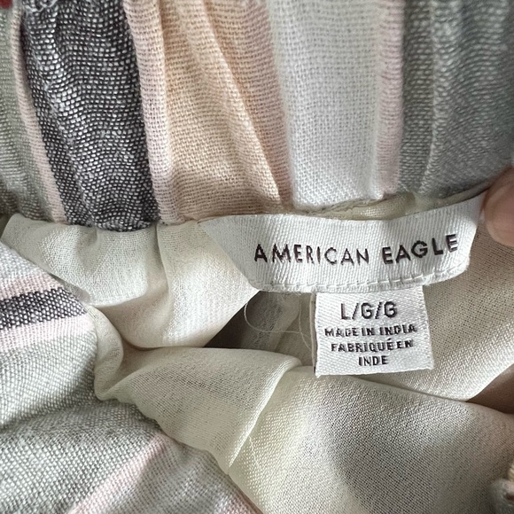 American eagle striped paper bag skirt - Picture 5 of 6